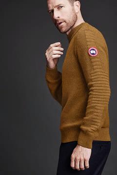Ropa Canada Goose Hombre Outlet - Paterson Suéteres Dorados GW9470618
